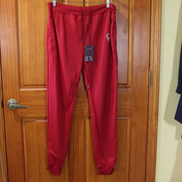Lot of 2 Mens XXL Jogger Sweat / Loungewear Pants Drawstring Cotton-Poly Pair (R - Picture 2 of 16